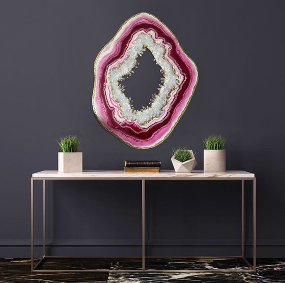 Fuchsia  Geode