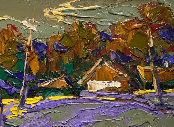 Overlooking the village