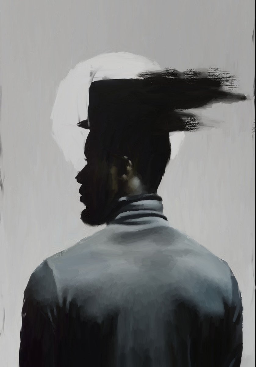 Expressive Portrait Acrylic Painting By Anzhelika Klimina, 20 X 28, Male Portrait N25, Original Artwork