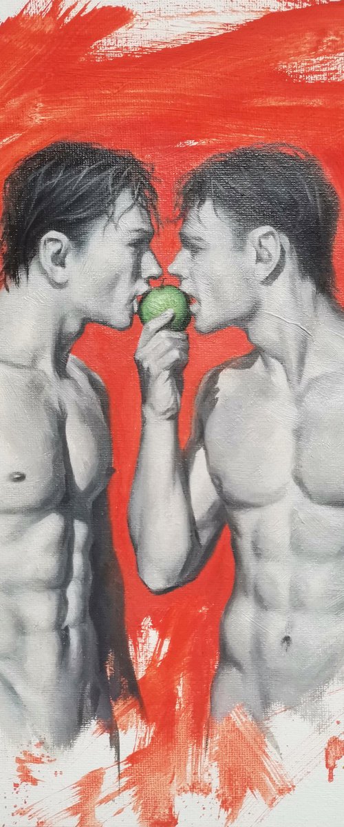 Green apple by Hongtao Huang