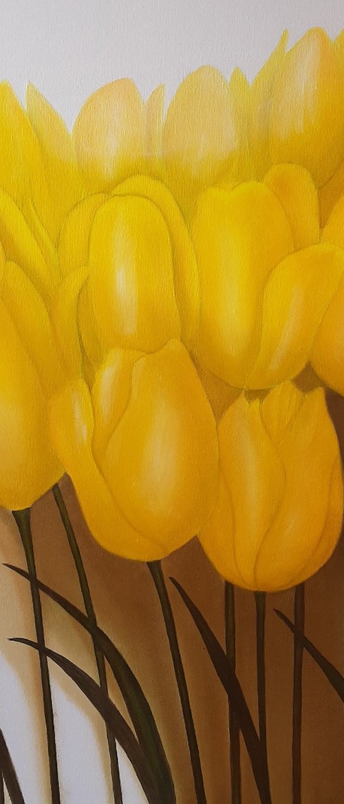Yellow Tulips by olga formisano