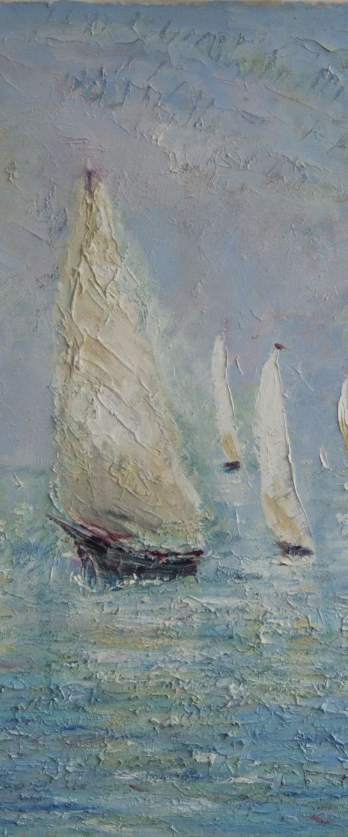 Regatta. by Leo Baxiner
