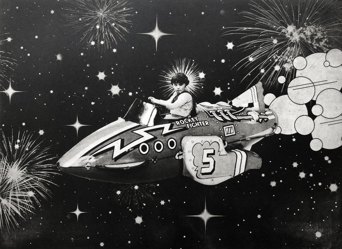 Surrealistic Transport Etchings & Engravings By Jaco Putker, 20 X 16, Exterior No.13: The Girl In The Rocket, Original Artwork