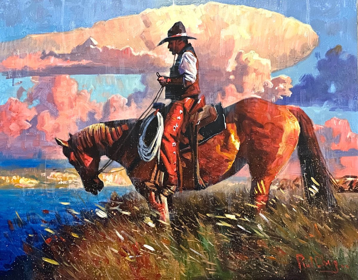  Ranch Reflection By Paul Cheng, 30 X 24, Artwork For Sale On Artfinder