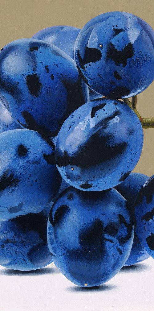 Blue Grapes by Dietrich Moravec