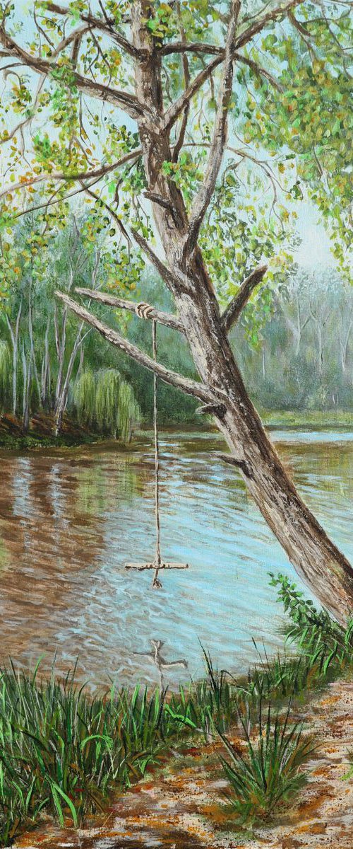 Rope swing by Dmytro Yeromenko