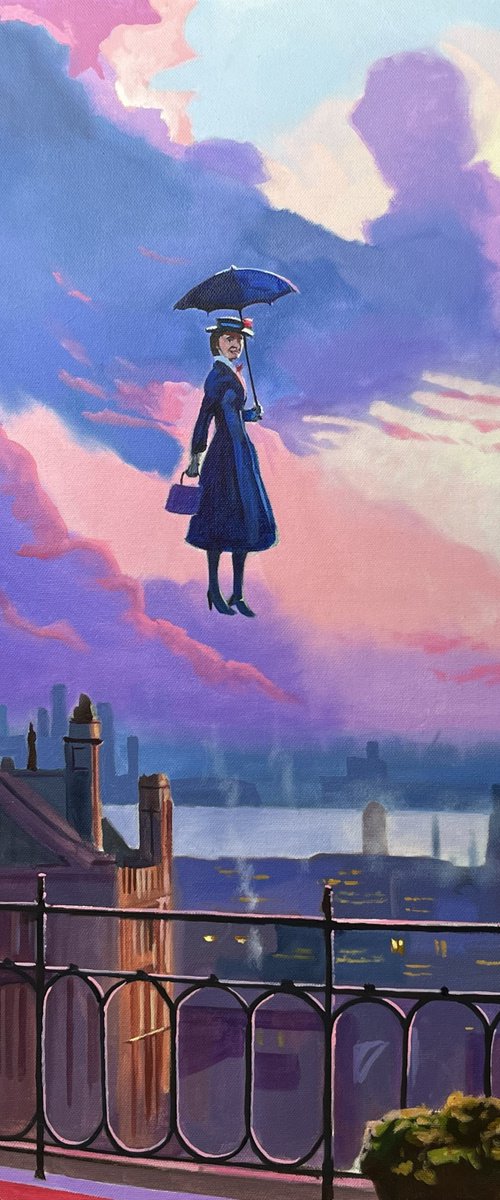 Mary Poppins Soaring by Gordon Bruce