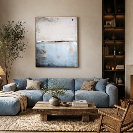 Gray with blue I