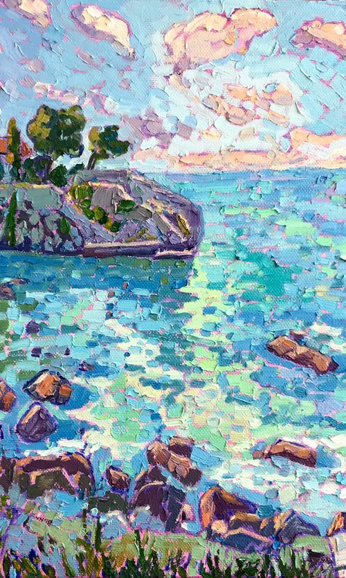 Seaside Cottage by Natalia Bessmertnova