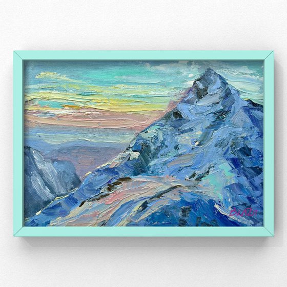 "Sunset at 2300", 18*24cm