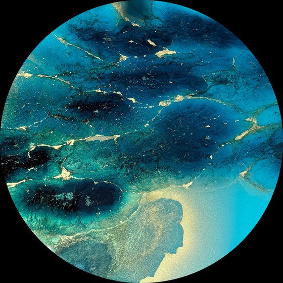 Golden Halo, Blue Depth #1