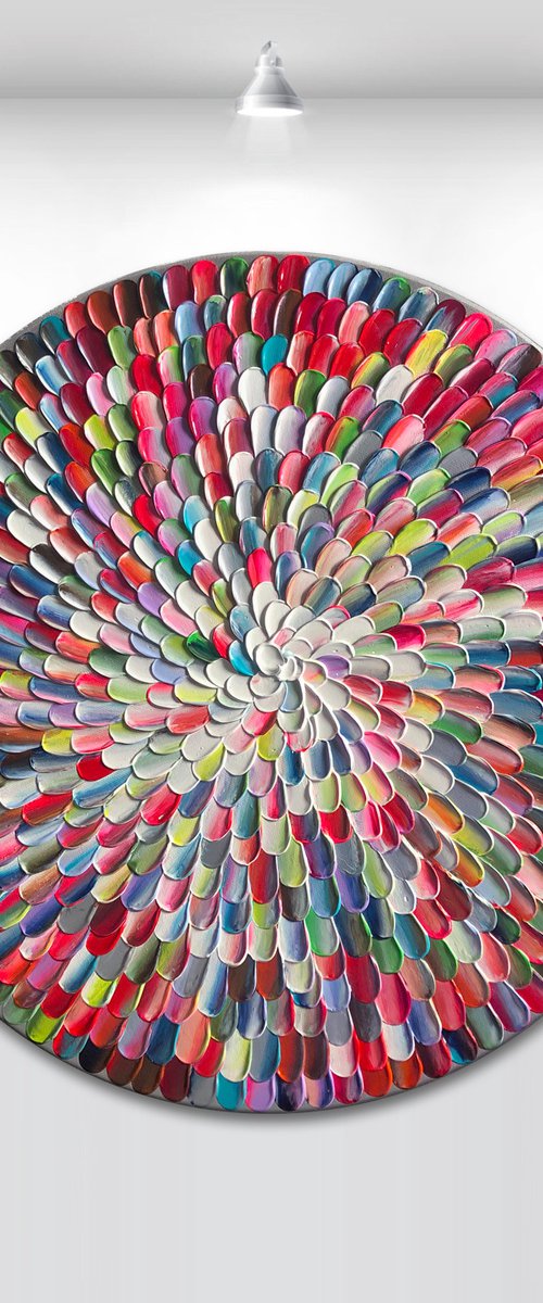 'Aestate festum' - 20x20” by Tatiana Georgieva