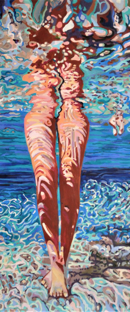 Underwater / 102 x 79 cm by Alexandra Djokic