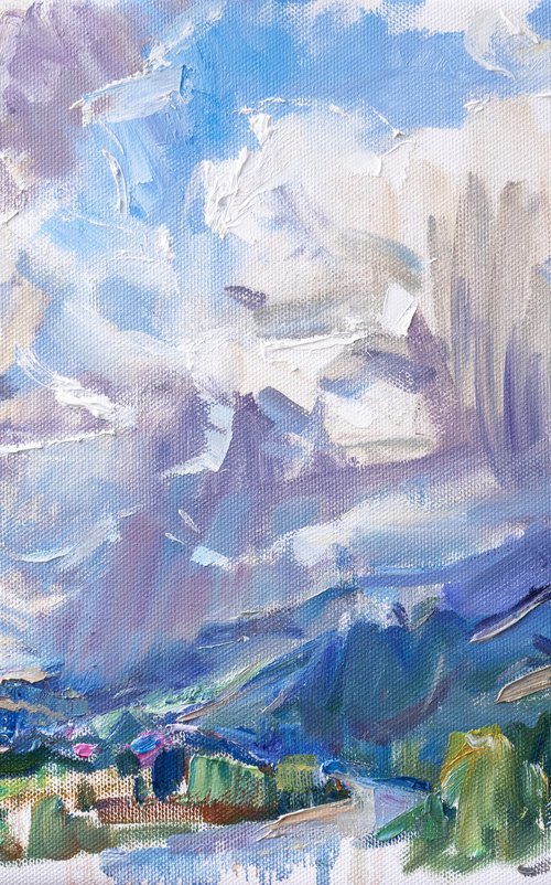 Cloudy Landscape by Vasyl Moldavchuk