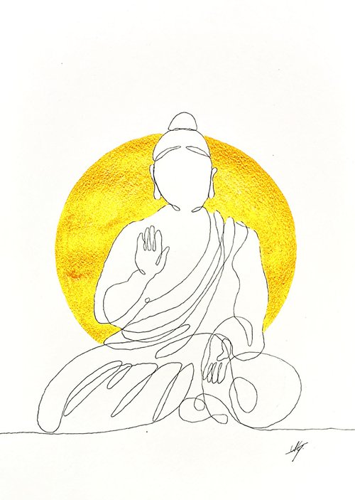 Buddha - Inner peace and wisdom by Aneta Gajos