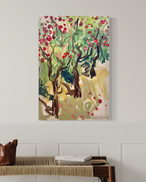 Apple trees