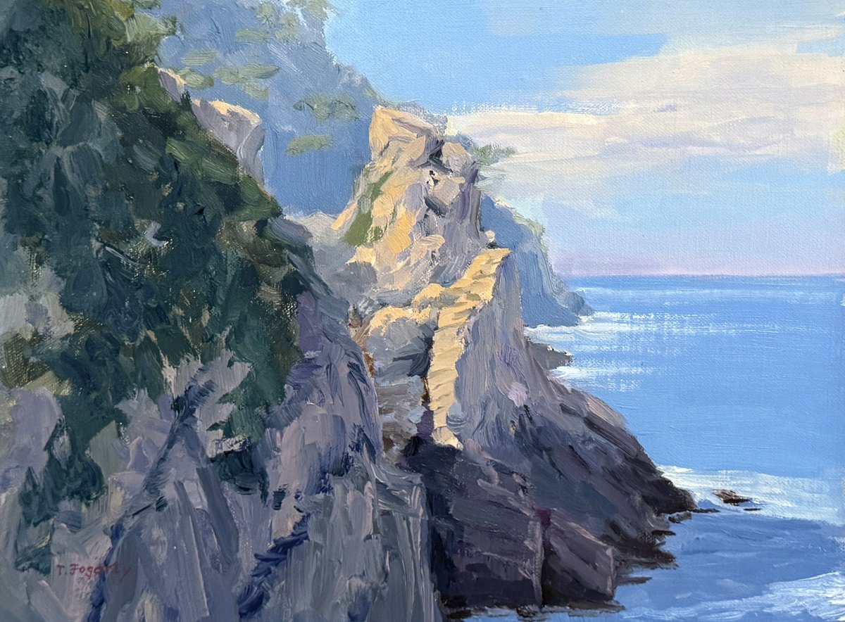North Shore Cliffs By Tatyana Fogarty, 12 X 9, Artwork For Sale On Artfinder