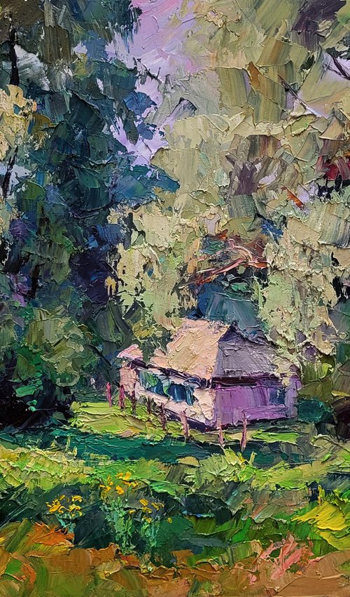 House among Greenery by Boris Serdyuk