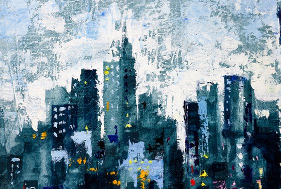 Abstract cityscape"Evening London"