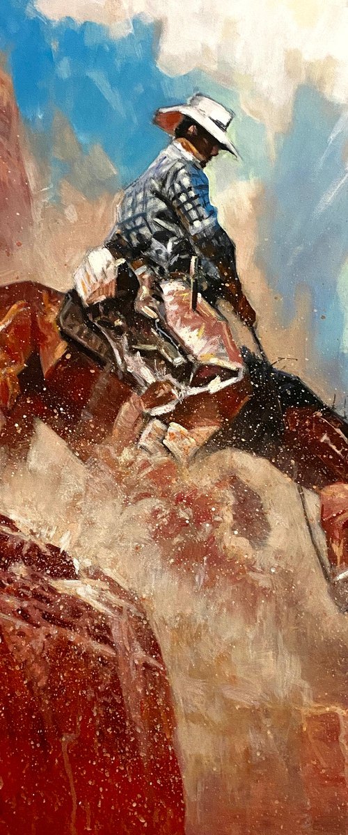 Gallop Over the Red Cliffs by Paul Cheng