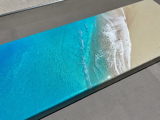 Finding balance - aerial ocean painting