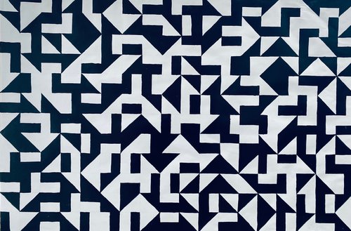 Geometric abstraction 1 by Dolgor Dugarova