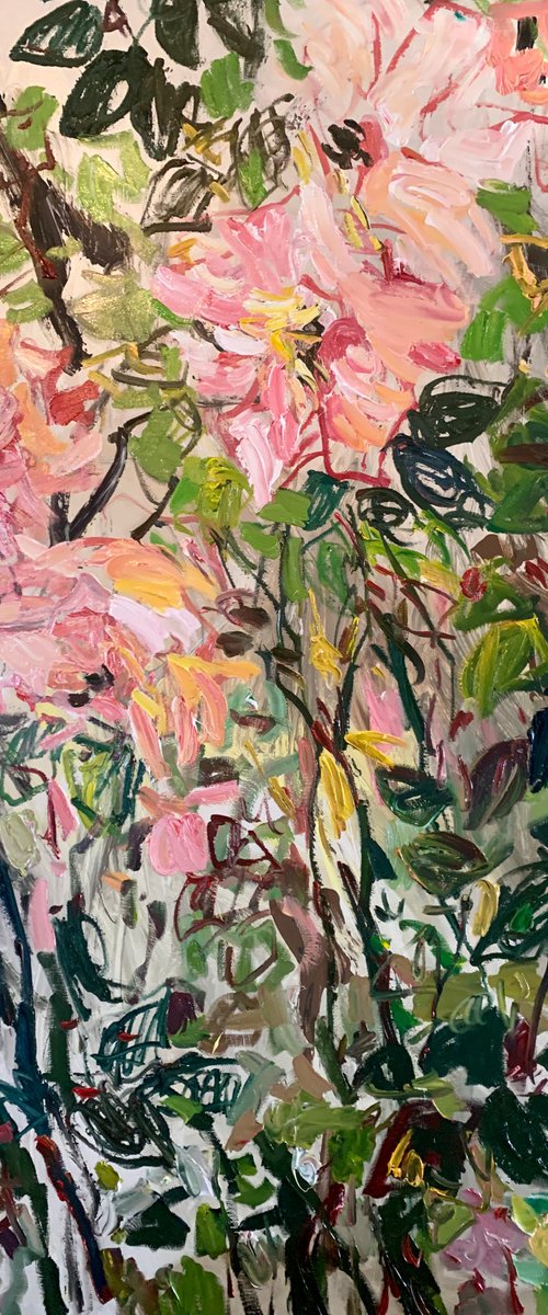 Summer roses. by Lilia Orlova-Holmes