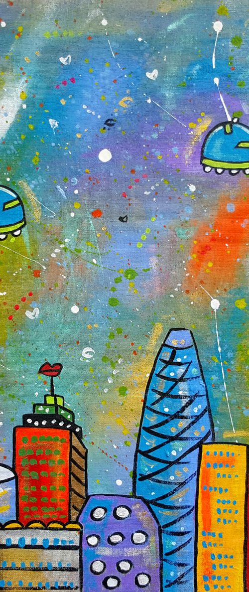 Shiny New City by Maria Luisa  Azzini