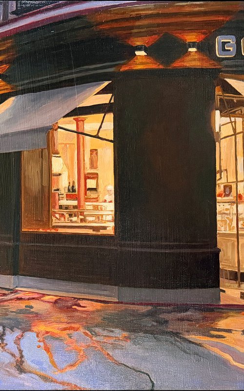 Early Morning Boulangerie Paris by Sandra Bryant