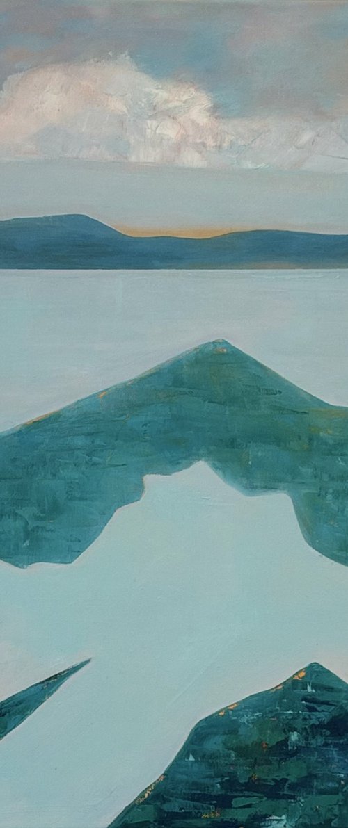 Shifting Turquoise Shores by Nicole Tudor-Williams