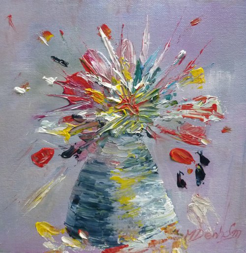 Flower Explosion by Margaret Denholm