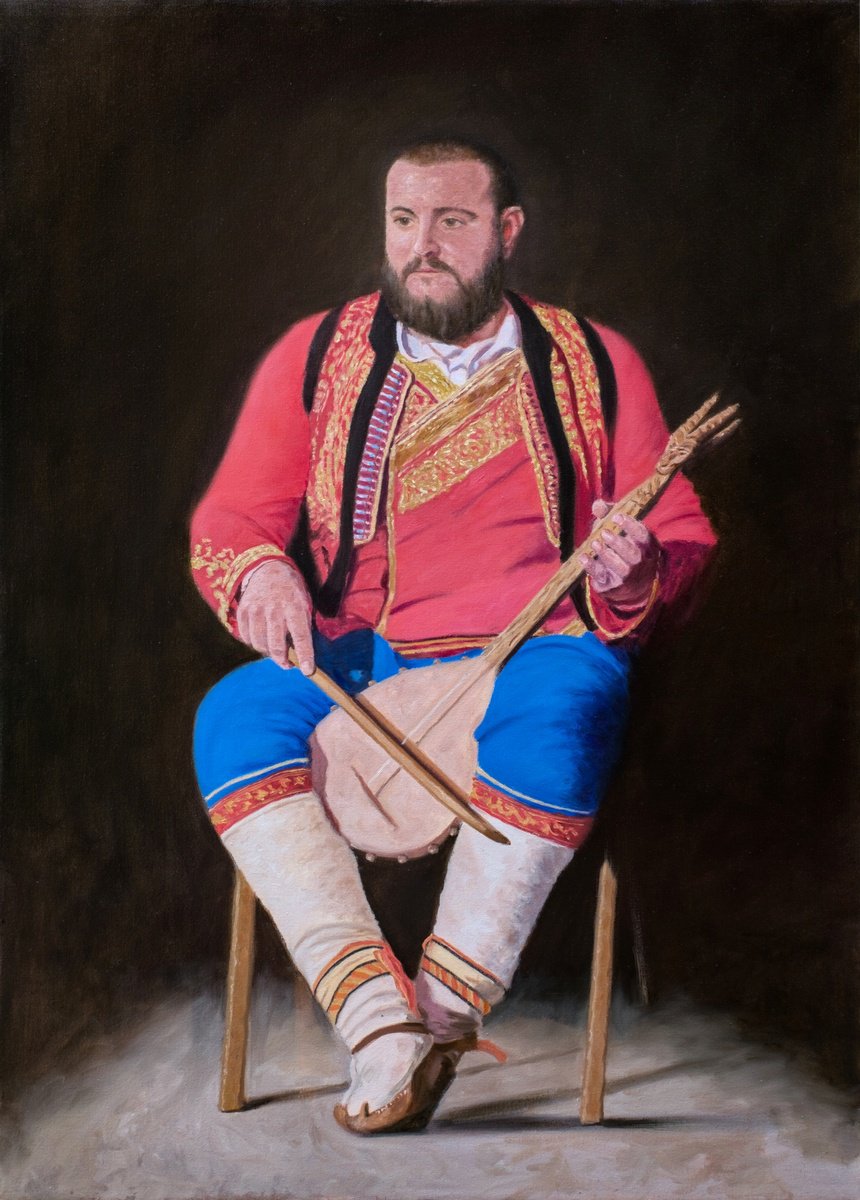 Guslar By Dejan Trajkovic, 26 X 35, Artwork For Sale On Artfinder