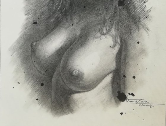 Drawing female nude #181228