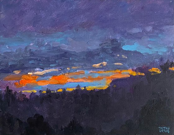 Sunset over Newport Beach