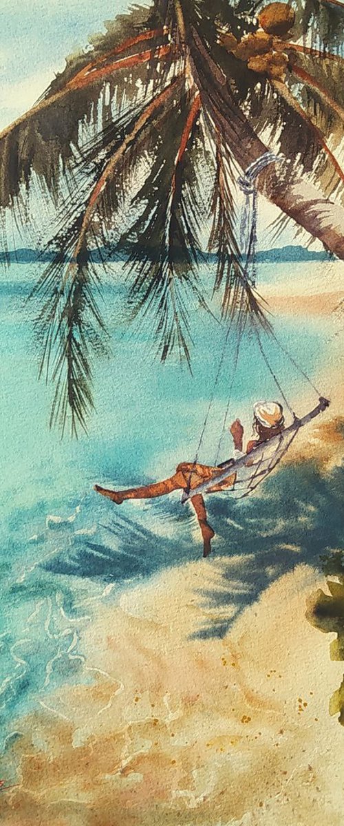 Holidays in the Maldives by Elena Gaivoronskaia