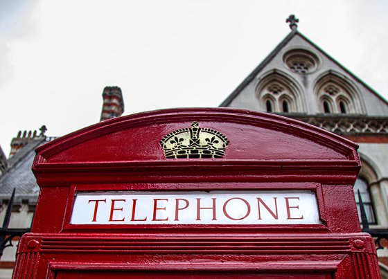 Posh Telephone Box 1/20 18"X12"