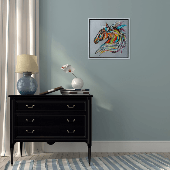 Fairy Horse (FRAMED 22,5' X 22,5')