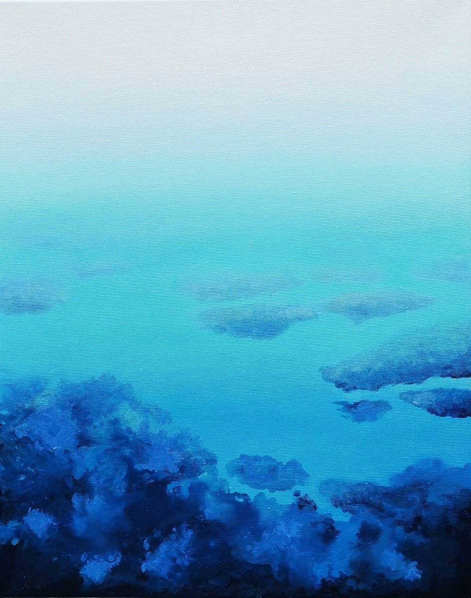 Ocean / Majorca By Elena Mosurak, 16 X 20, Artwork For Sale On Artfinder