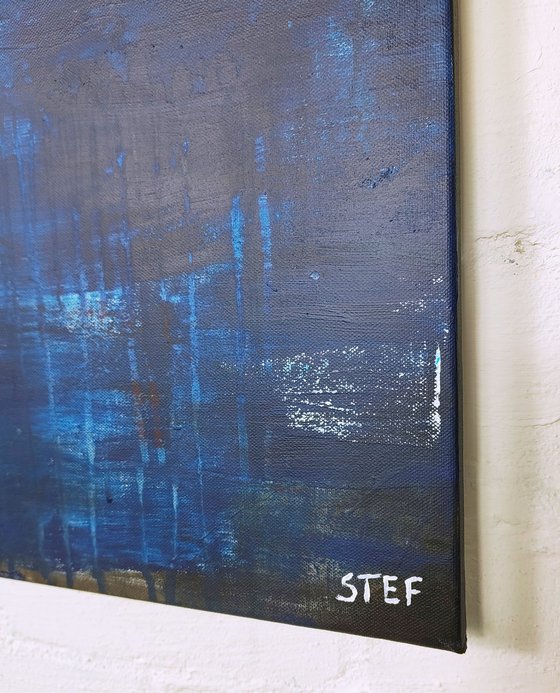 Deep Sea #11 – Bronze in Blue