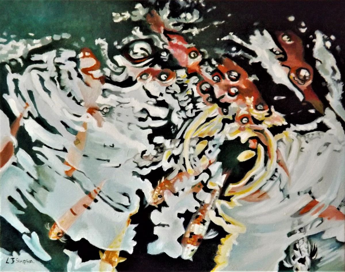 Swirl of light by Louisa J  Simpson