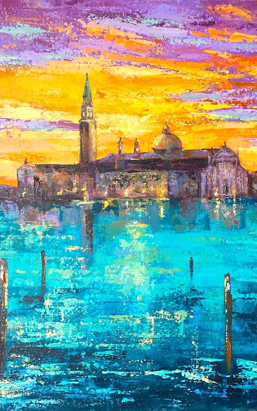 Venetian Sunset by Colette Baumback