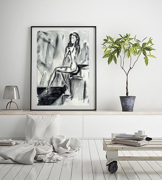 Woman Nude Painting
