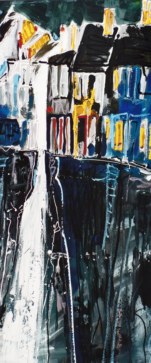 Rainy Day in the Old Town by Irene Wilkes