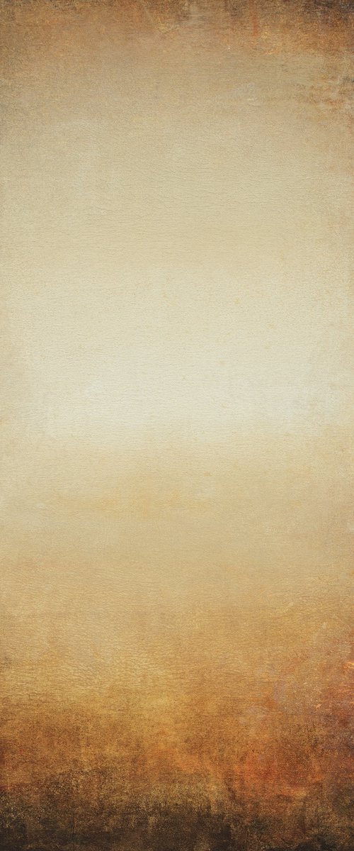 Earth And Sky 211119, minimalist abstract earth tones by Don Bishop
