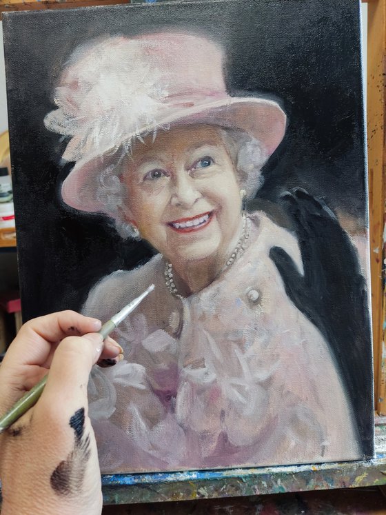 Queen Elizabeth II in Pink 💕