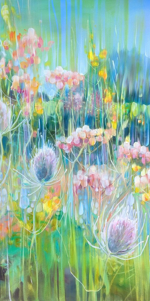 Summertime Riverbank by Gill Bustamante