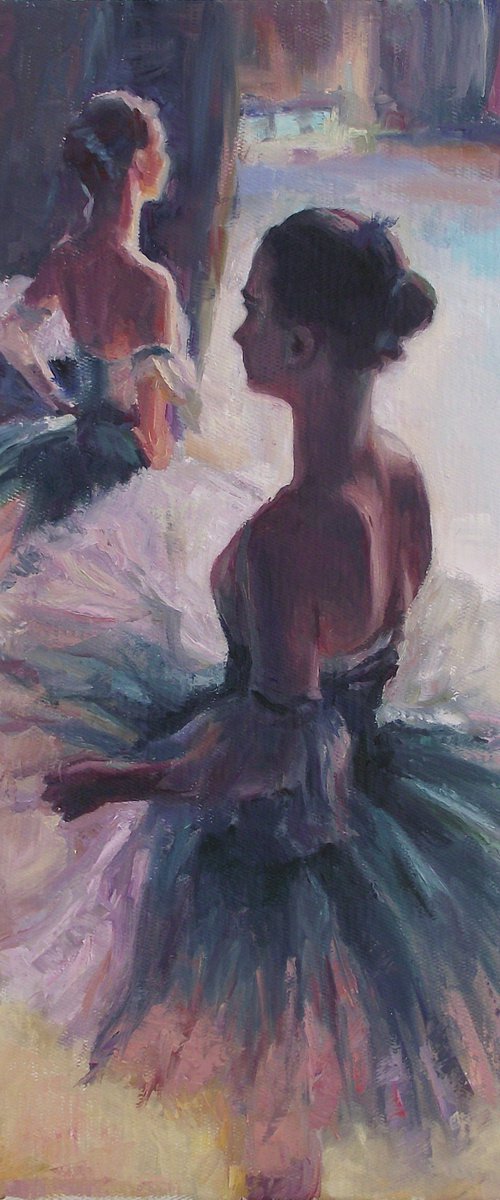 Ballet dancers, behind the scenes by Vachagan Manukyan