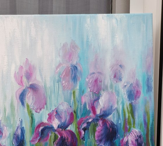 Iris painting