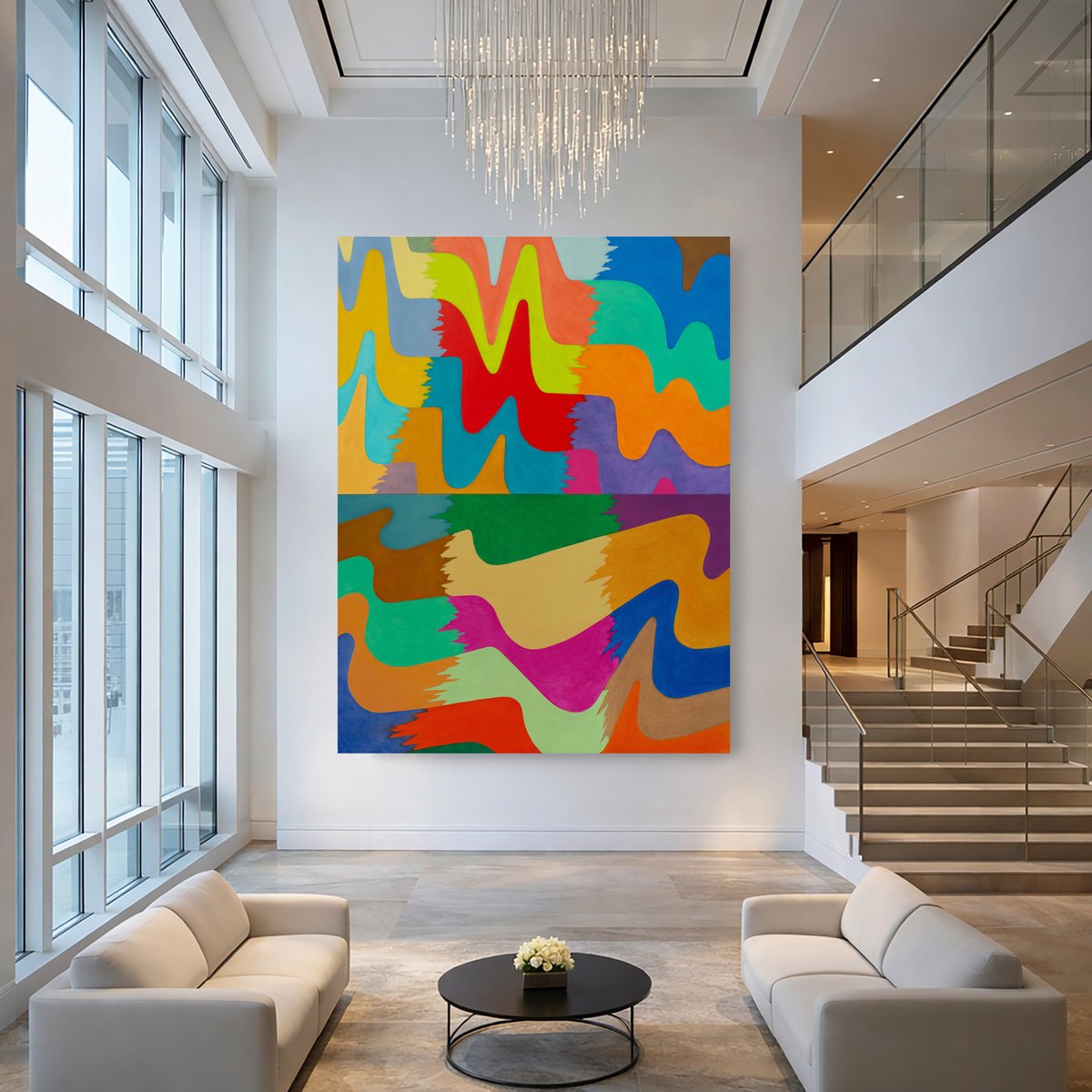 Expressive Oil Painting , Music Iii By Ivan Stoyanov, 59 X 79, Artwork For Sale On Artfinder