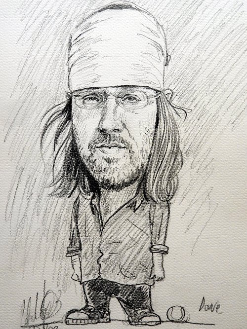 Portrait of David Foster Wallace by paolo beneforti